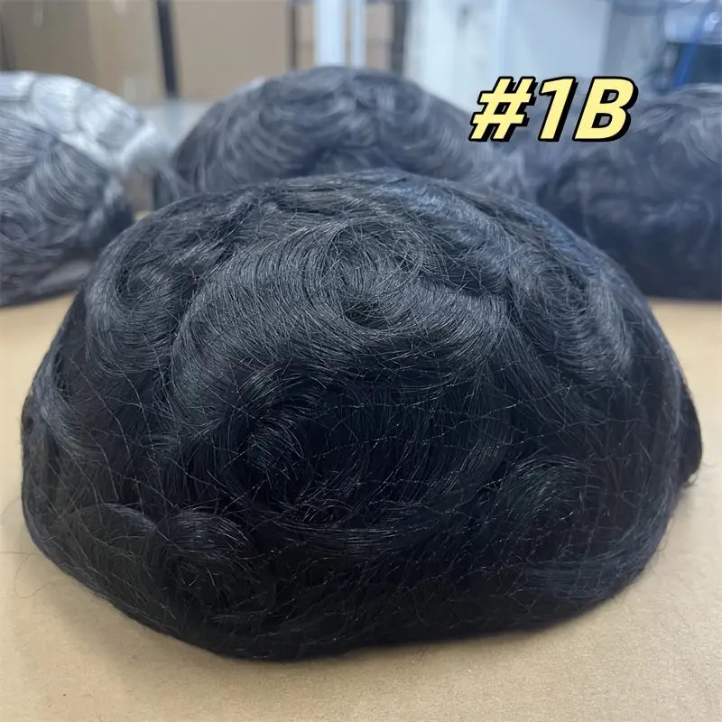 oupee for Men Hair Pieces for Men System for Men 10X8" Human Hair Implant Prosthesis Patch Units BIO