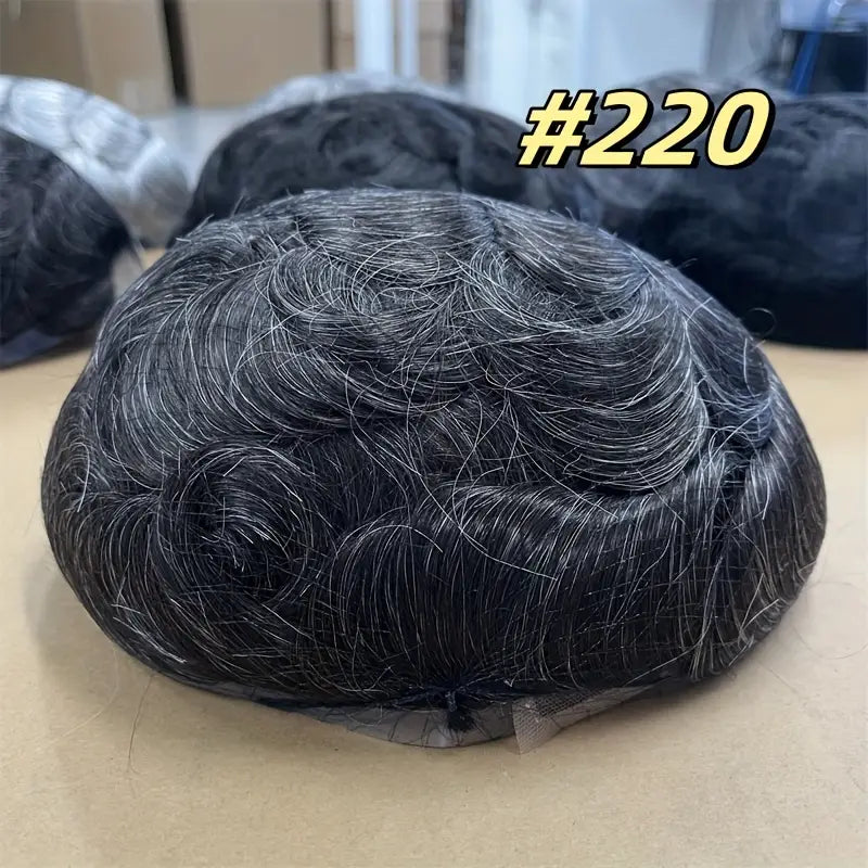 oupee for Men Hair Pieces for Men System for Men 10X8" Human Hair Implant Prosthesis Patch Units BIO