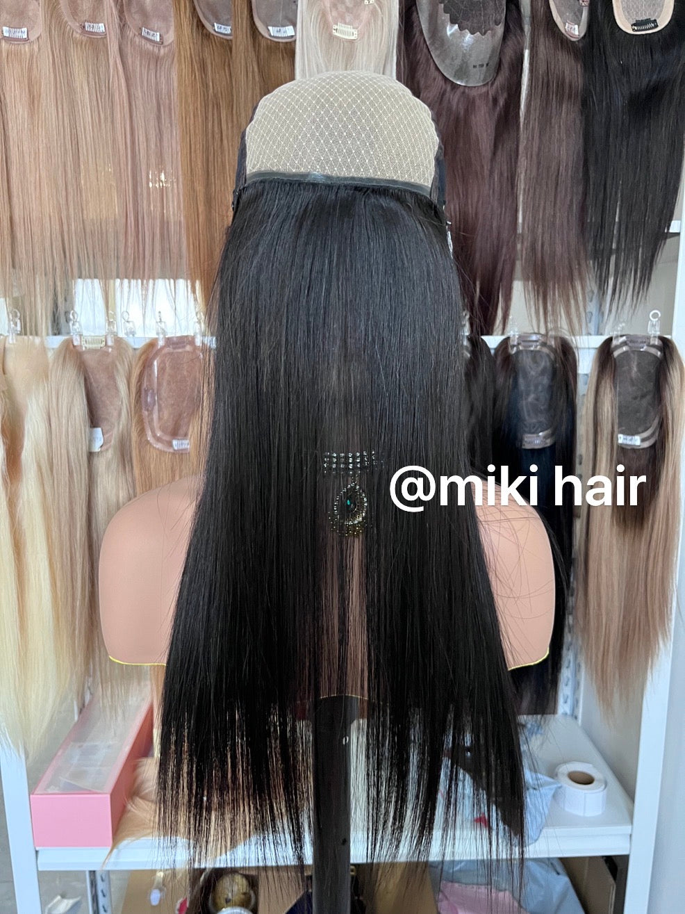 Silk top wig realistic scalp base style 10-22inch