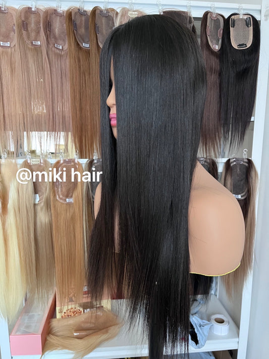 Silk top wig realistic scalp base style 10-22inch