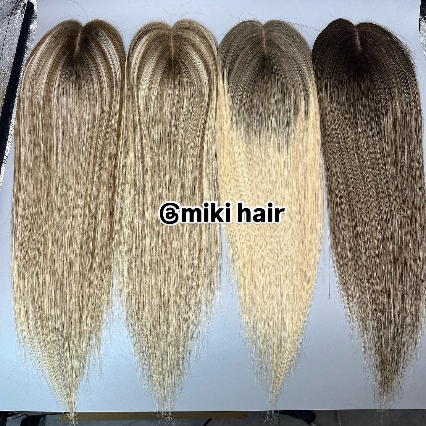 Silk topper 3*5inch 16inch balayage color