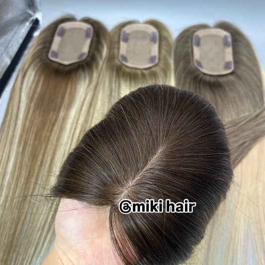Silk topper 3*5inch 16inch balayage color&nbsp;
