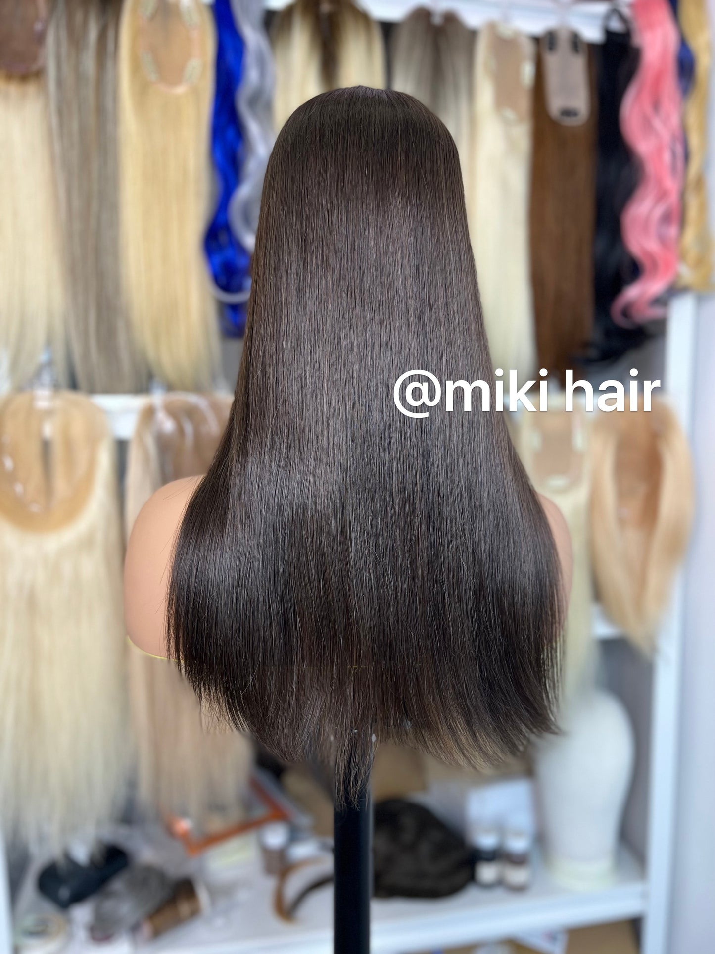 New style silk topper 6*6inch 12-20inch Ash brown