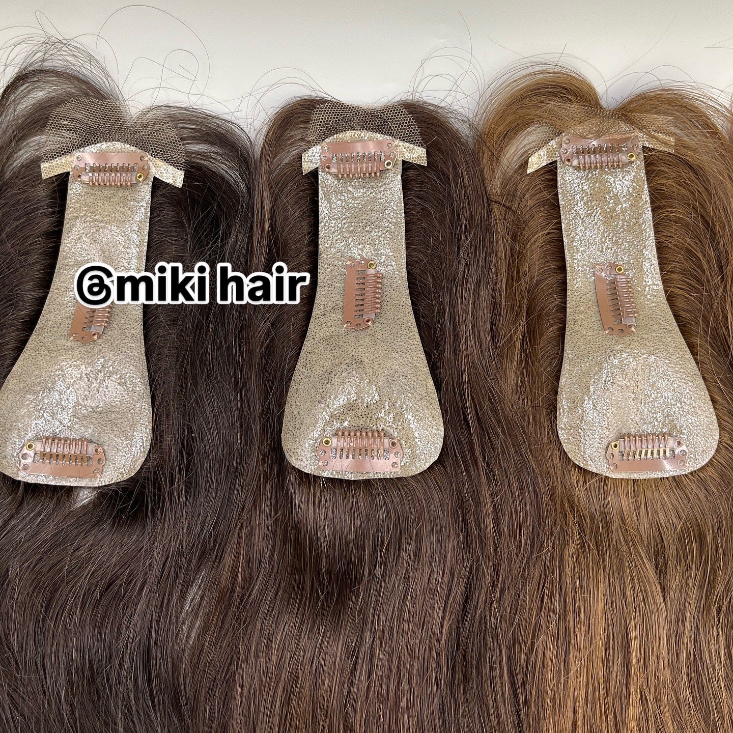 Skin pu topper 13*3*5cm 16inch natural wave many colors in stock