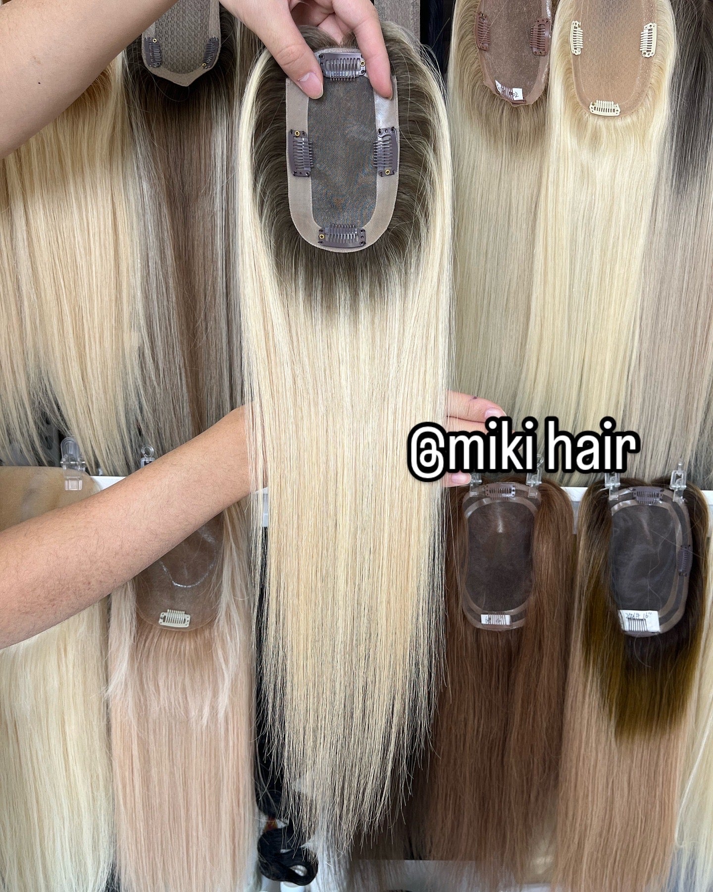 Mono topper 3*5.5inch 14-18inch many colors in stock