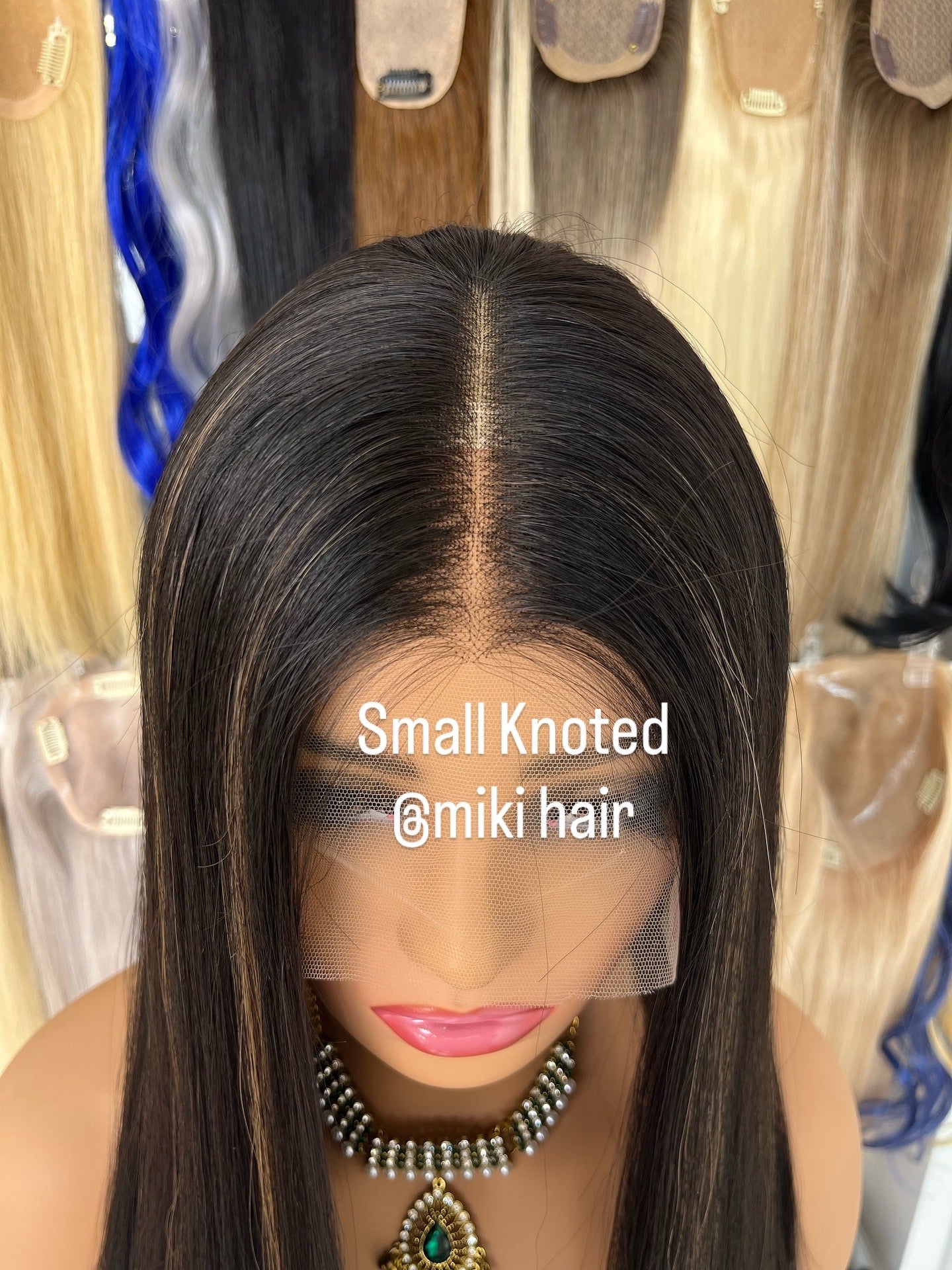 Jewish lace wig #1B8C European virgin hair in stock many colors are available