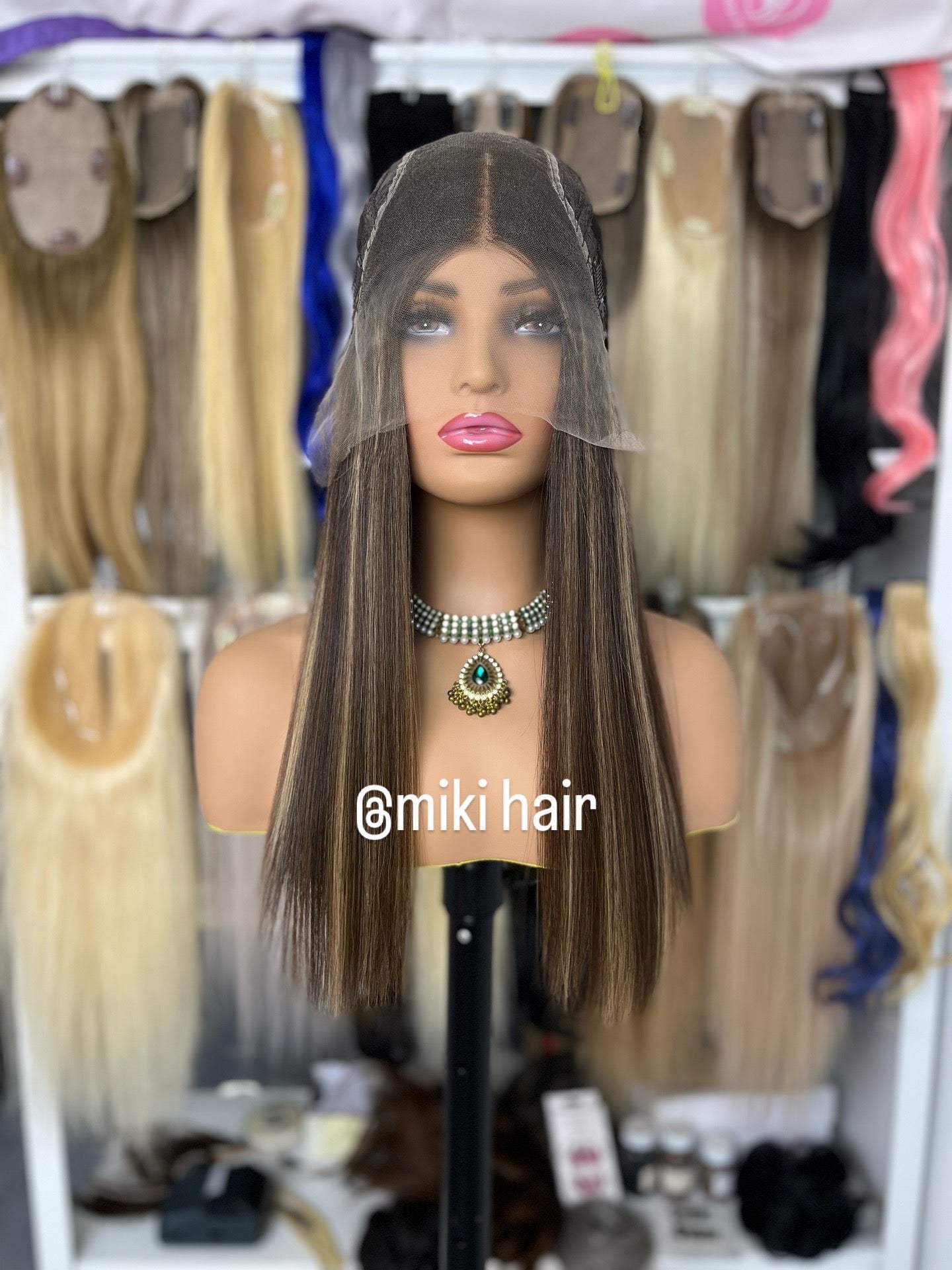 Jewish lace wig #2/6/10 European virgin hair in stock many colors are available