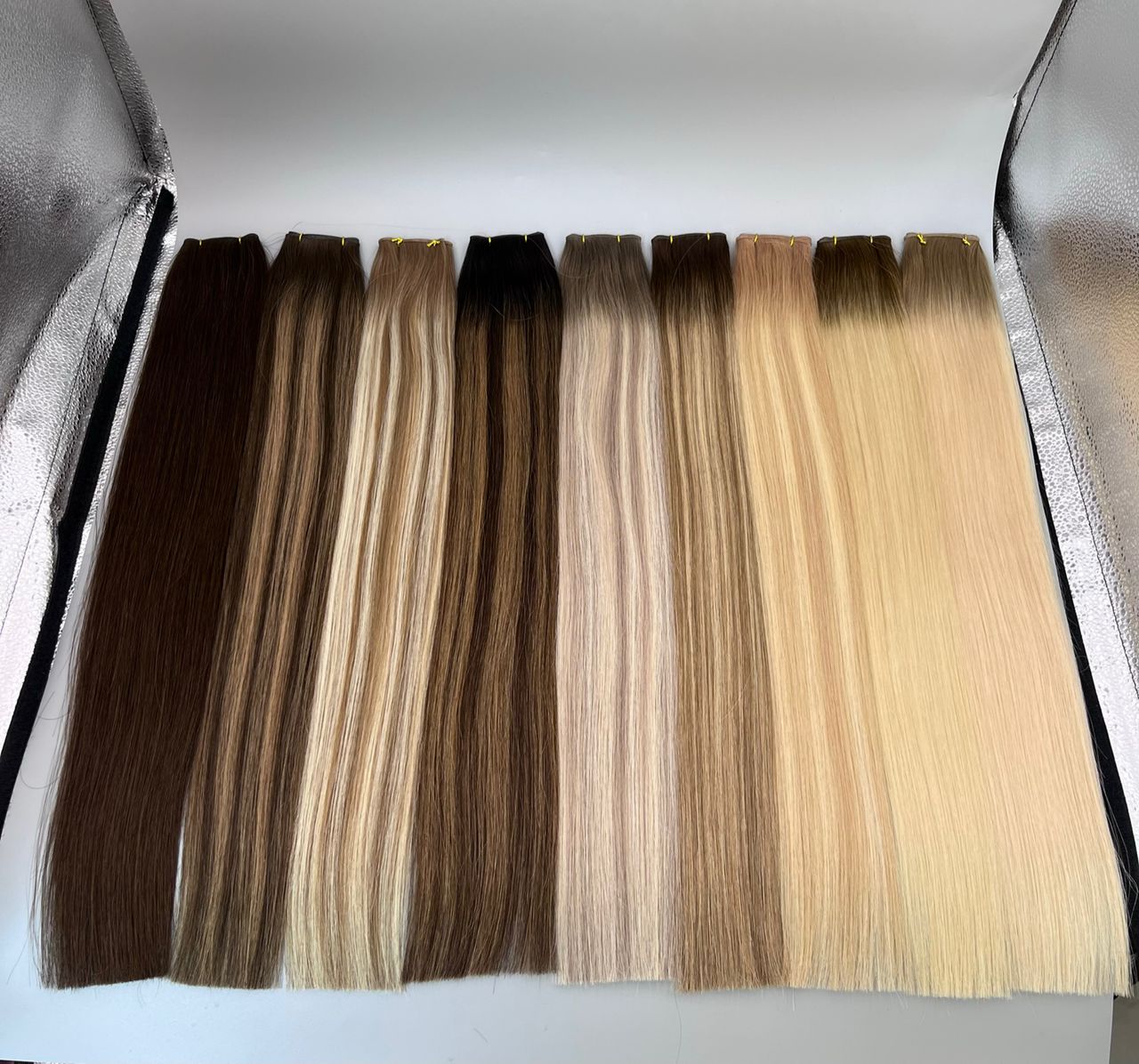 Genius weft virgin hair in stock