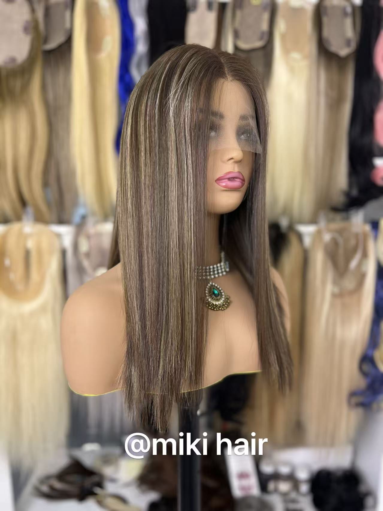 Jewish lace wig European hair  #4/8/16