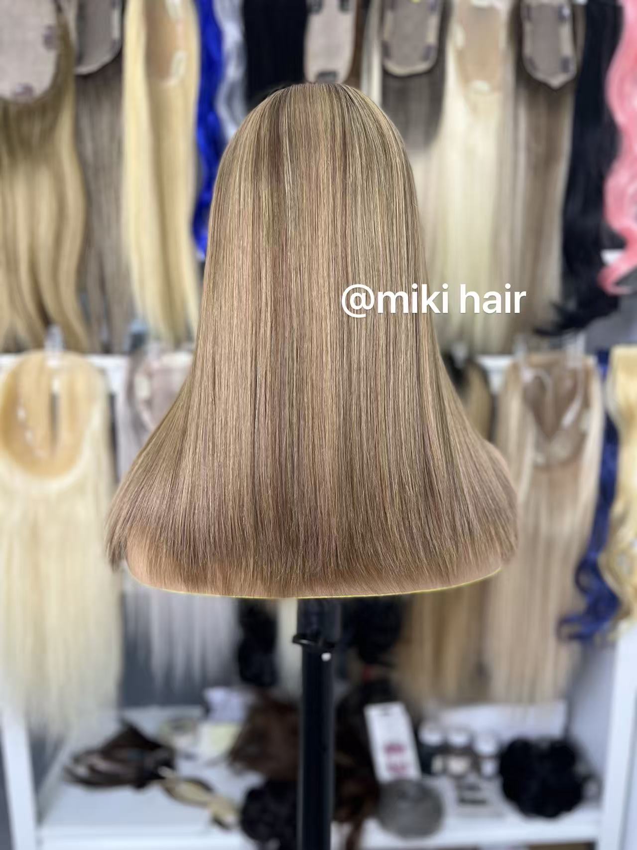 Jewish lace wig European hair  #8C14