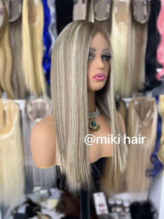 Jewish lace wig European hair  #8D60