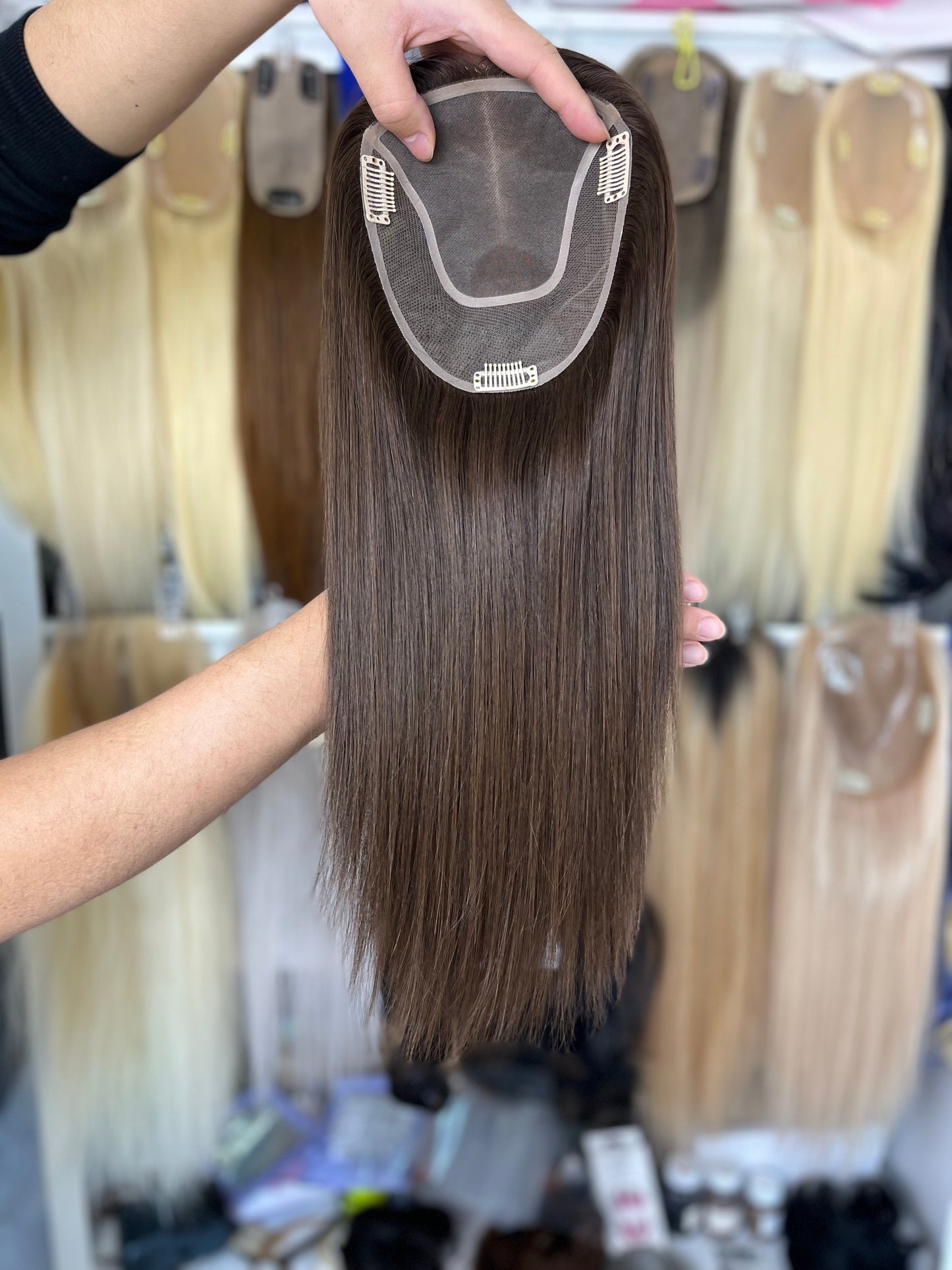 New base mono with lace topper