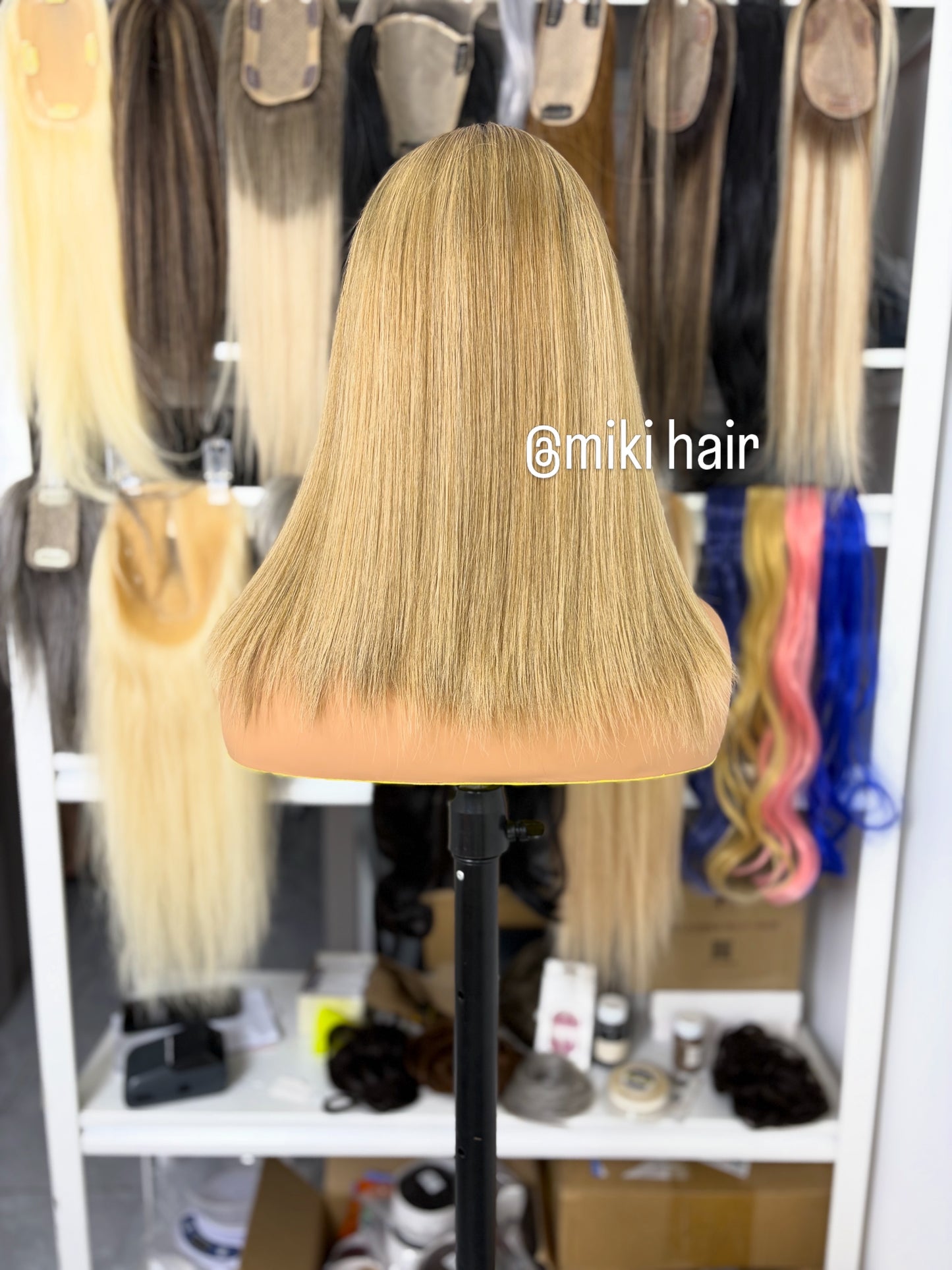 jewish lace wig European hair #6/8/18