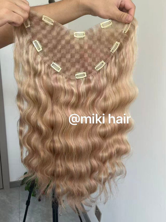 V shape clips topper